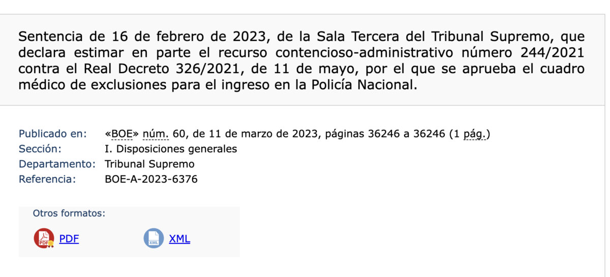 Sentencia de 16 de febrero de 2023, de la Sala Tercera del Tribunal